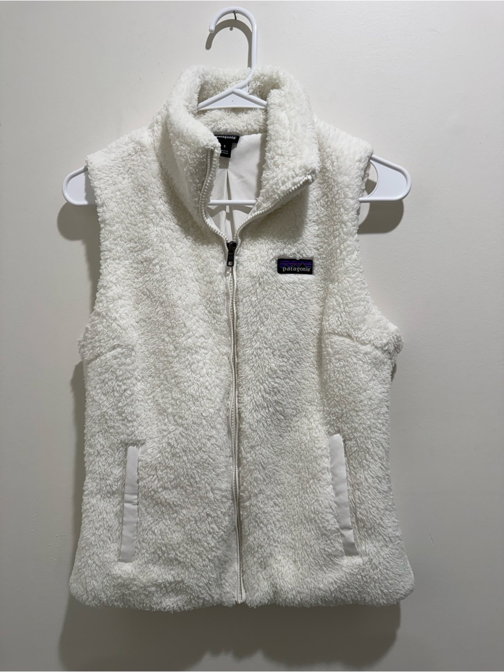 Patagonia Los Gatos Fleece Vest White Women’s‎ Small